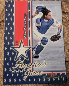 2002 Fleer Maximum Mike Piazza America's Game Game-Worn Jersey (MEM) - Picture 1 of 1