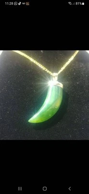 Lote de piedras preciosas de loro verde jade cabujón forma de billón espalda plana para joyería Foto 1 de 4