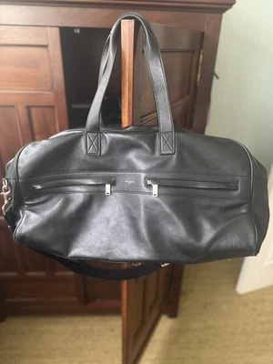 Bolso de Lona YSL Saint Laurent Cuero Negro Foto 1 de 4