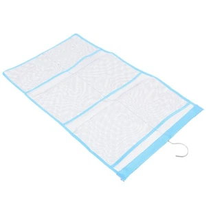 6 Storage Bathroom Bag Hanging Shelf for Mesh Shower Organizer Hanger - Picture 1 of 12