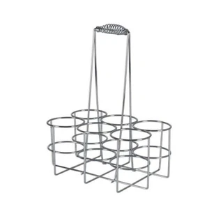 UK Beer Bottle Storage Rack Wine Rack for Countertop Metal Wine Bottle Carrier - Picture 1 of 7
