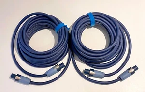 Cajas de cables PA 10m cable Speakon compatible 4 hilos 2 piezas cada una 10m 4x2,5 mm² - Imagen 1 de 6