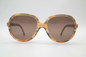 Vintage Köln Optik 407/71 Braun Ovalada Gafas de Sol Sunglasses Gafas NOS - Picture 1 of 6