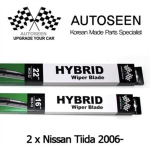 For NISSAN TIIDA 06~13 Windscreen Wiper Blades WINDSHIELD WCS-16 & WCS-22(Pair) - Picture 1 of 3