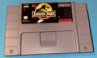 SNES Super Nintendo Jurassic Park - Cart Only - Slight Label Damage