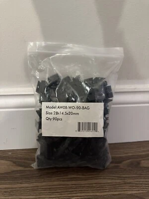 Newtechwood Siding Tools+ 1"X1.5" 90-Clips All Weather System Fastener Black