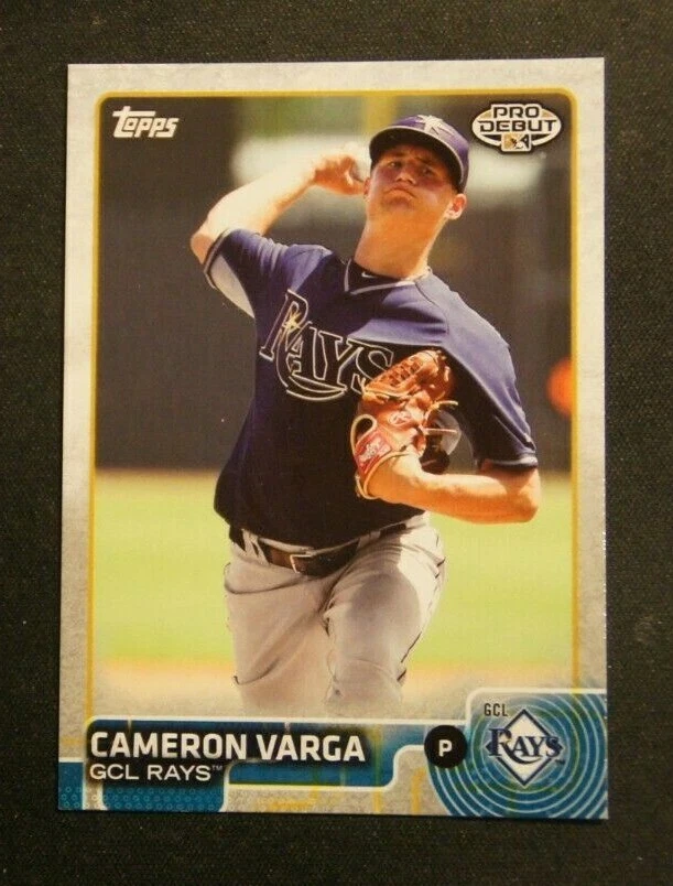 2015 Topps Pro Debut, GCL Rays - CAMERON VARGA - Image 1 of 1