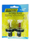 2 Pack of 1/2 Inch Deck, Livewell and Baitwell Drain Plugs for Boats #18941  NEW