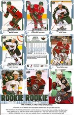 2008-09 UD Upper Deck MVP Minnesota Wild Master Team Set  (13) 