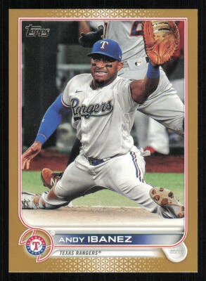 2022 Topps Gold #383 Andy Ibanez /2022 - Image 1 of 2