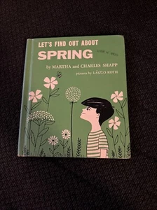 (B8) Vintage Let's Find Out About Spring Book - Picture 1 of 6
