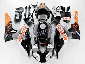 Kit de carenado por inyección ABS Repsol 2006 CBR1000RR 2007 gris negro naranja negro - Imagen 1 de 7