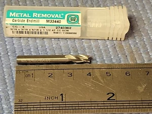 Solid Carbide Square End Mill 3/16  X 5/16 X, 3/16  Shank  1-1/2  OAL, 4 Flute - Picture 1 of 6
