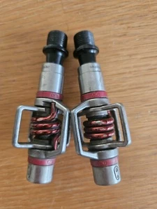 Crank Brothers Egg Beater 3 Pedals 4 - Sided Clipless Red XC Gravel Cyclocross - Picture 1 of 5