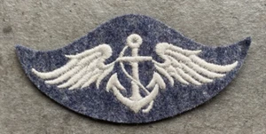 Wehrmacht LUFTWAFFE Ärmelabzeichen für seemännisches Personal der Luftwaffe - Bild 1 von 3