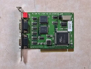 Decision PCI Interface Card PC COM PCI 2 Port RS-232 kostenloser Versand - Bild 1 von 4