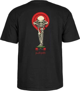 Powell Peralta Short sleeves tee shirt Tucking Skeleton Black - Picture 1 of 6