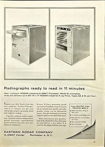 Anuncio impreso Eastman Kodak X-Omat Processor Rochester NY 1963 - Imagen 1 de 5