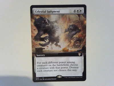 Celestial Judgment Extended Art - MIC - Magic the Gathering Mtg white - Image 1 of 2