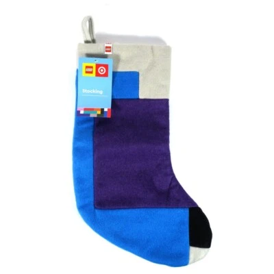 Lego Collection x Target Christmas Stocking Sweater Knit Color Purple/Blue 20" - Image 1 of 4