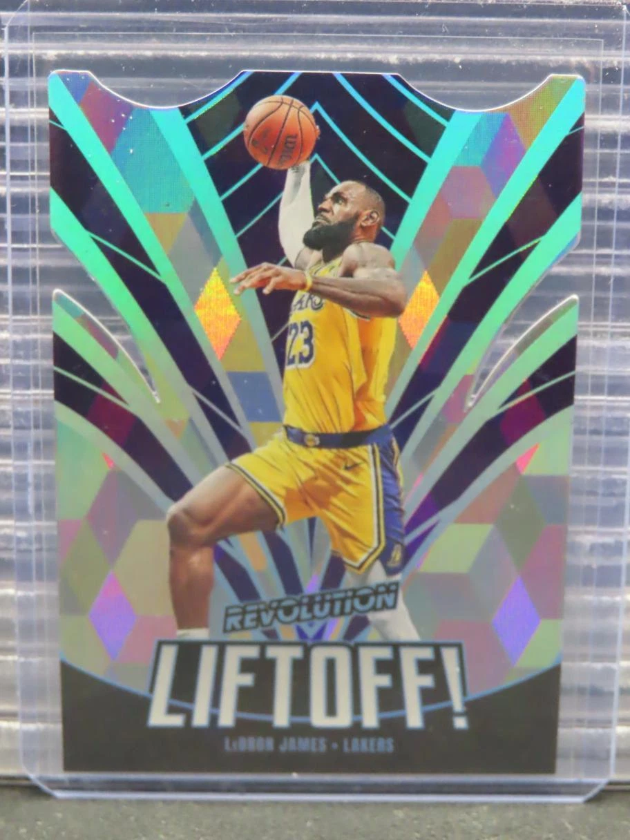 2023-24 Panini Revolution LeBron James Cubic Liftoff! #18/50 Lakers