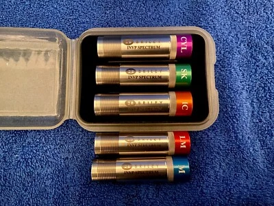 JUEGO DE 5 TUBOS OBTURADORES BRILEY SPECTRUM BROWNING INVECTOR + PLUS CON ESTUCHE Foto 1 de 4