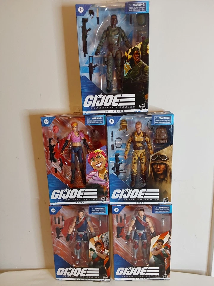 G.I. Serie Clasificada Joe Serie Tomax, Xamot, SGT Stalker y más Foto 1 de 1