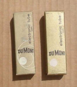 DuMont 3CB6 / 3FS5 Vintage Electronic Vacuum Tubes NIB NOS Lot of 2 - Picture 1 of 4