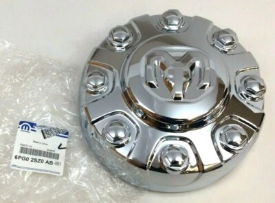 2019-2026 RAM 2500 3500 chrome head logo for 18x8 Wheel Center Cover Hub Cap OEM - Image 1 of 4