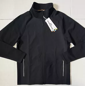 SMARTWOOL Intraknit Active - Chaqueta negra con cremallera completa para hombre - Mediana - Nueva con etiquetas Precio de venta sugerido por el fabricante 220 USD - Imagen 1 de 8