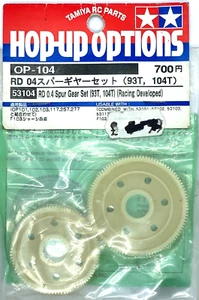 Tamiya RD Spur Gear Set 93T and 104T both spurs. Racing developed P/N 53104 - Picture 1 of 1