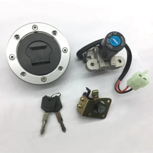 Kit de bloqueo de asiento con interruptor de encendido tapa de gas combustible adecuado para Suzuki RF600R/900R XV800 TL1000R - Imagen 1 de 8