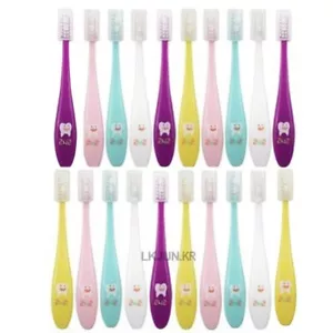 Cepillo de dientes coreano infantil 20 piezas tapas individuales 5 colores 2-5 años - Imagen 1 de 2