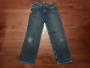 VANS JEANS UOMO 28x30 PANTALONE BLU DENIM ORIGINALE OFF THE WALL SKATEBOARD BMX - Foto 1 di 9