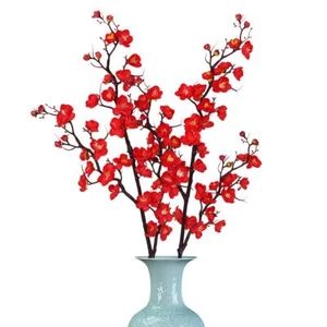 2 Pack Plum Blossom Artificial Flowers Simulation Flower Table Decoration Acc... - Picture 1 of 7