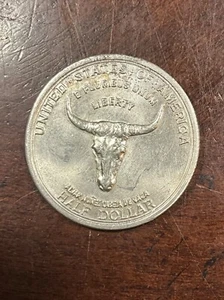 1935 SPANISH TRAIL COMMEMORATIVE HALF DOLLAR AU++ VERY TOUGH DATE NICE LUSTER - Picture 1 of 2