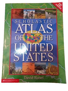 Scholastic Atlas of the United States by David Rubel (2003, Trade Paperback)T1J - Picture 1 of 4