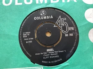 Cliff Richard: Angel / Razzle / Dazzle Export VG+ 7” Vinyl DC 762 Free UK Post - Picture 1 of 4