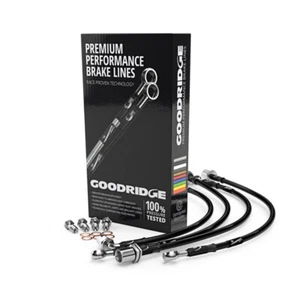 Goodridge Edelstahl geflochten Kupplungsschlauch Kit für Jaguar E-Type S1 3.8/4.2 - Bild 1 von 11