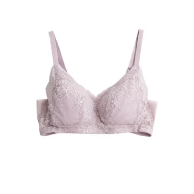 Sexy Sujetador Para Mujer Mulberry Seda Inalámbrico Sin Alambres Cómodo Súper Acogedor  Foto 1 de 4