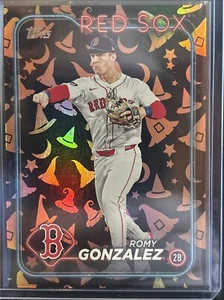 2024 Topps Update Don’t Gonzalez Halloween Witches Hat /5 Refractor RARE 1/5  - Picture 1 of 3