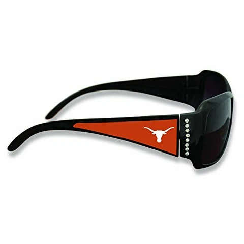 FTH Texas Longhorns Black Ladies Fashion Sunglasses with Arm Logo Cover