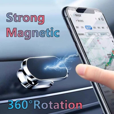 Universal Magnetic Phone Holder Stand 360 Strong Magnet Car Mobile Phone Mount - Image 1 of 4