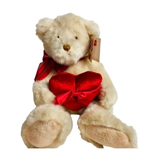 Gund Zales Bear Brilliant Valentine Christmas Red Heart With Pocket - Picture 1 of 8