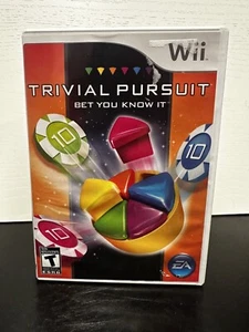 Trivial Pursuit: Bet You Know It (Nintendo Wii, 2011) Completo En Caja - Imagen 1 de 4