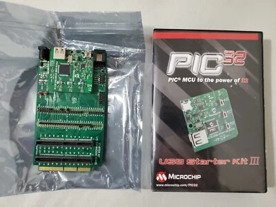 Microchip DM320003-3 PIC32 USB STARTER KIT III  & I/O Expansion Card 02-02029-R6 - Image 1 of 4