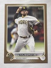 2022 Topps Gold Parallel Joe Musgrove /2022 San Diego Padres Baseball Card #266