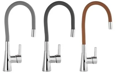 Miscelatore Spühltischarmatur Rubinetteria Cucina Flessibile Beccuccio Div. Mod. - Immagine 1 di 2