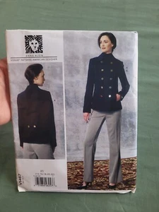 Chaqueta y pantalones de diseñador Anne Klein V1467 patrón de costura Vogue 1467 fuera de stock talla 14-22 - Imagen 1 de 7