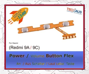 Power Button An Aus Schalter Laut Leise Taste Flex für Xiaomi Redmi 9c / 9a - Bild 1 von 1